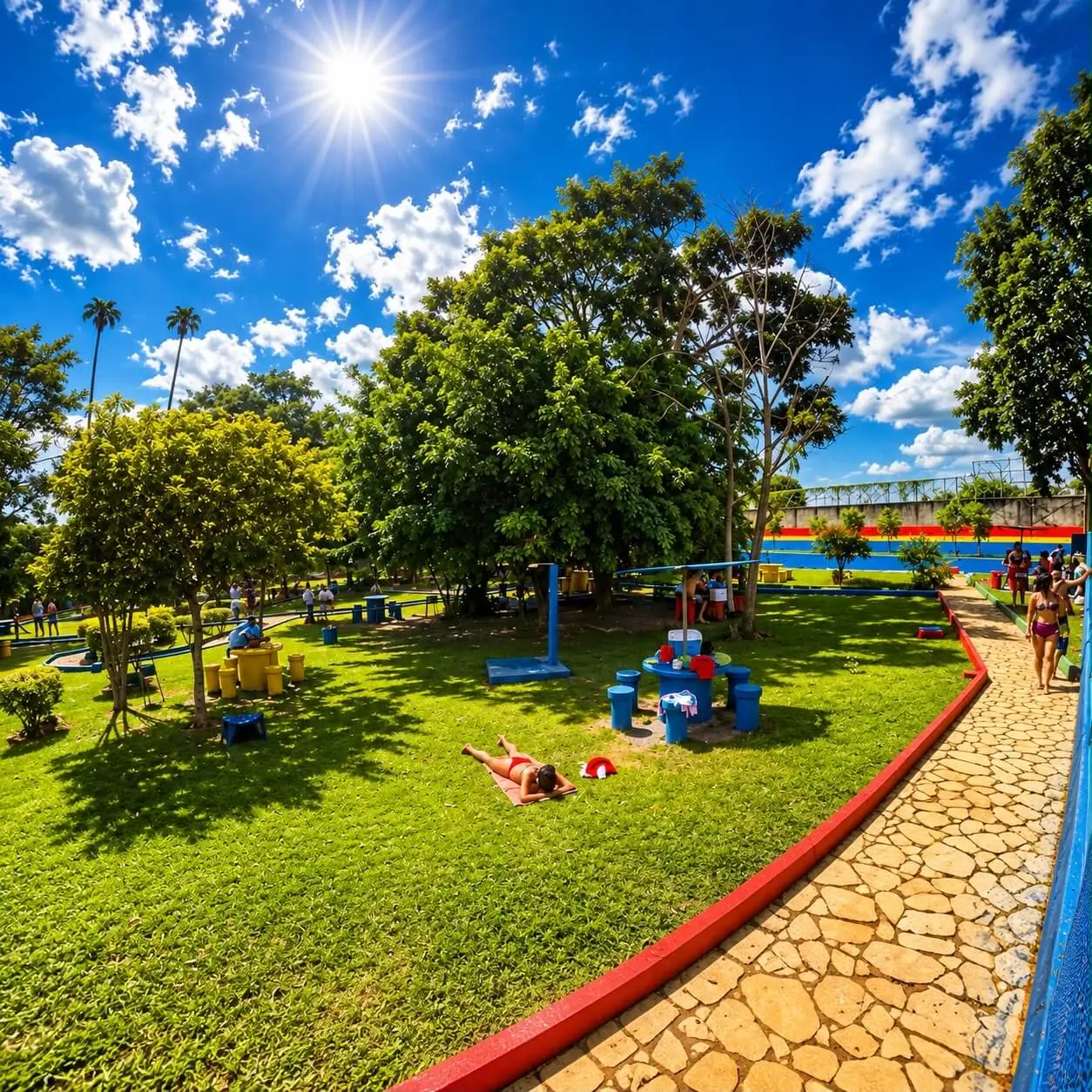 Bosque com 130 Churrasqueiras